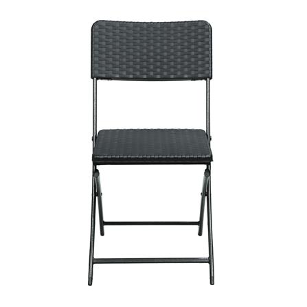 เก้าอี้พับ HDPE ME LIVING สีดำ_1