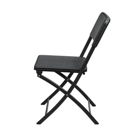 เก้าอี้พับ HDPE ME LIVING สีดำ_2