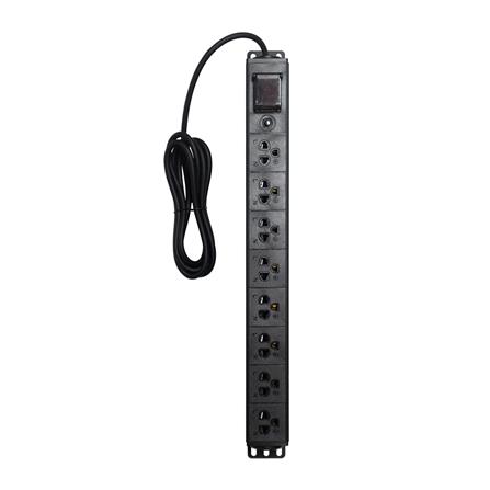 รางปลั๊กไฟตู้ RACK 8 ช่อง 1 สวิตซ์ GLINK GPDU-09K 2 ม._1
