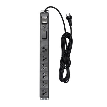 รางปลั๊กไฟตู้ RACK 6 ช่อง 1 สวิตซ์ GLINK GPDU-08K 5 ม._1