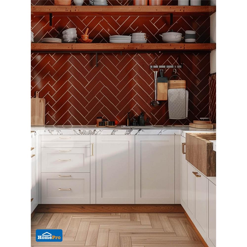 กระเบื้องผนัง 7.5x30 ซม. TARA ฮานา เบอร์รี่ A 0.99 ตร.ม.