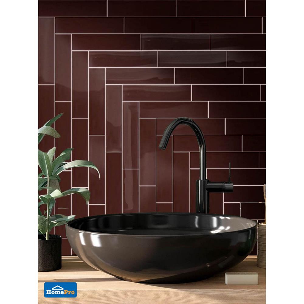 กระเบื้องผนัง 7.5x30 ซม. TARA ฮานา เบอร์รี่ A 0.99 ตร.ม.