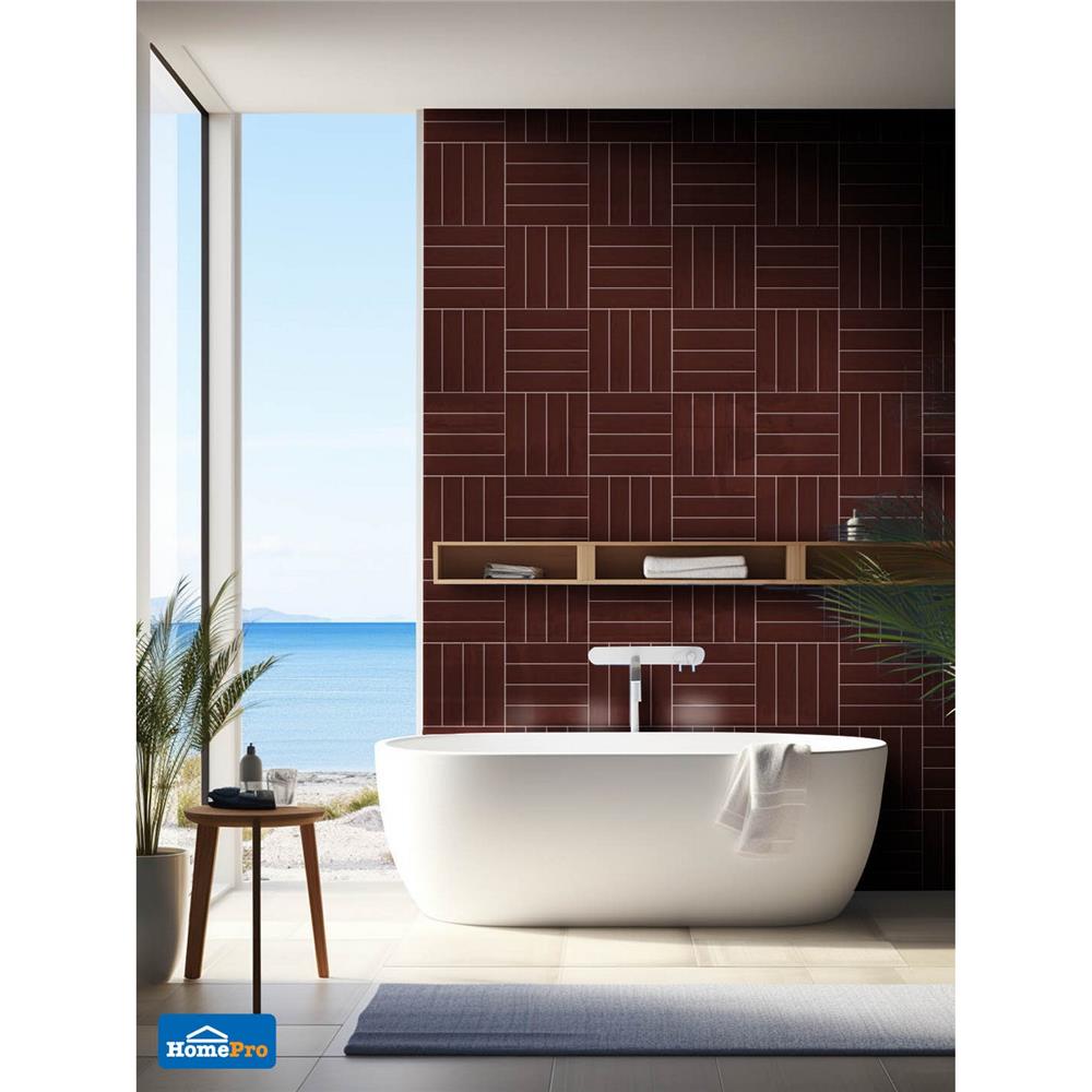 กระเบื้องผนัง 7.5x30 ซม. TARA ฮานา เบอร์รี่ A 0.99 ตร.ม.