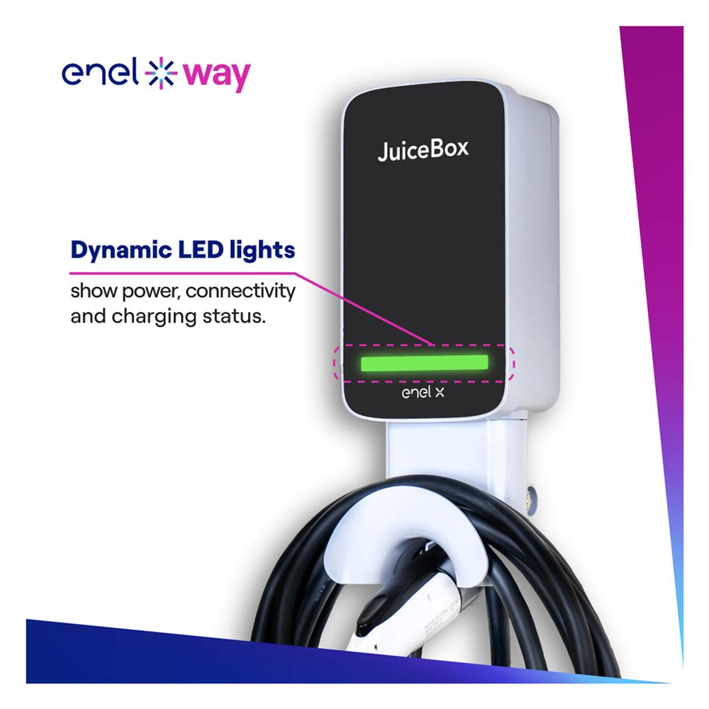 เครื่องชาร์จรถยนต์ไฟฟ้า (ไม่รวมติดตั้ง) ENEL X WAY JUICEBOX 22 KW