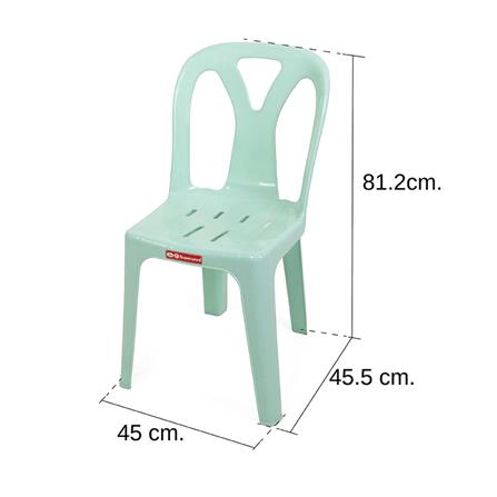 เก้าอี้พลาสติก SUPERWARE CH-58 สีเขียว_3