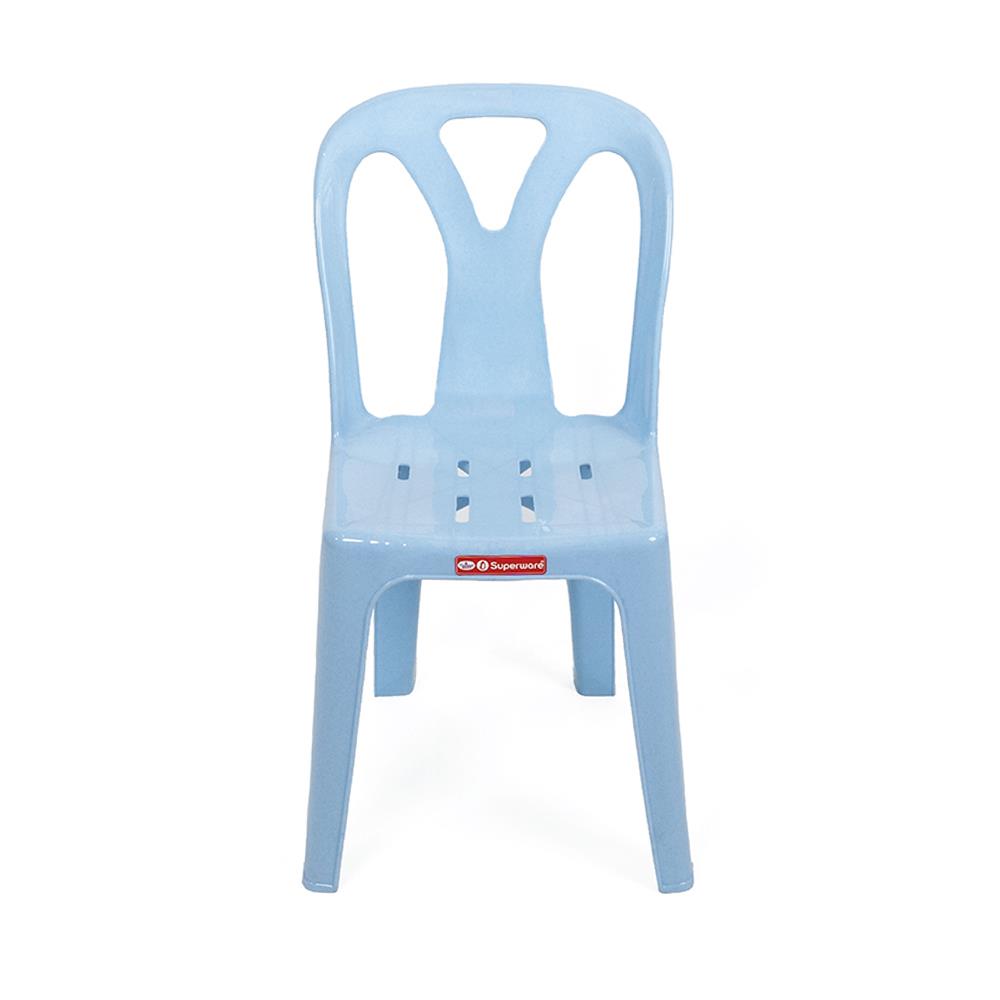 เก้าอี้พลาสติก SUPERWARE CH-58 สีฟ้า