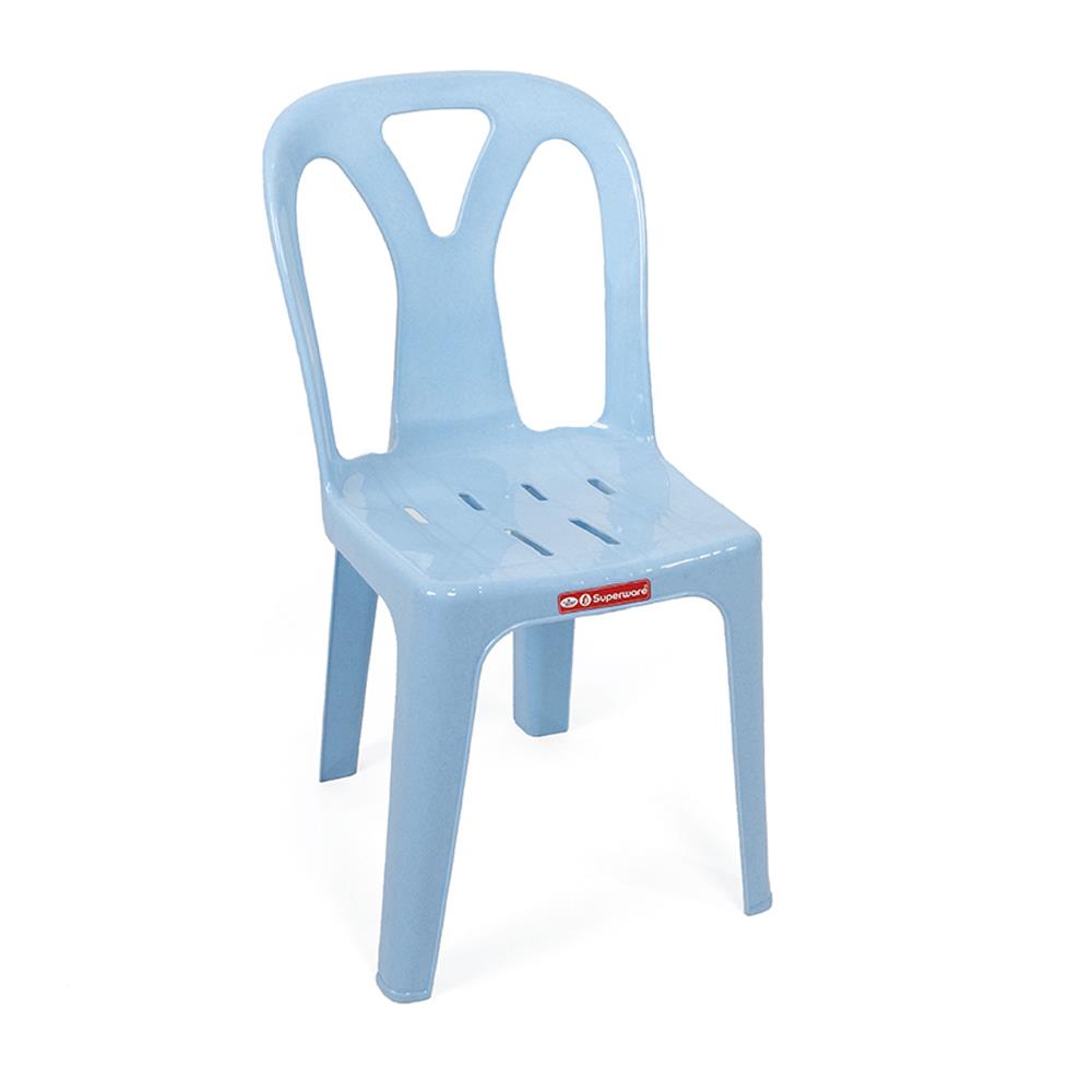 เก้าอี้พลาสติก SUPERWARE CH-58 สีฟ้า