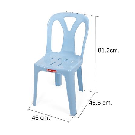 เก้าอี้พลาสติก SUPERWARE CH-58 สีฟ้า_3