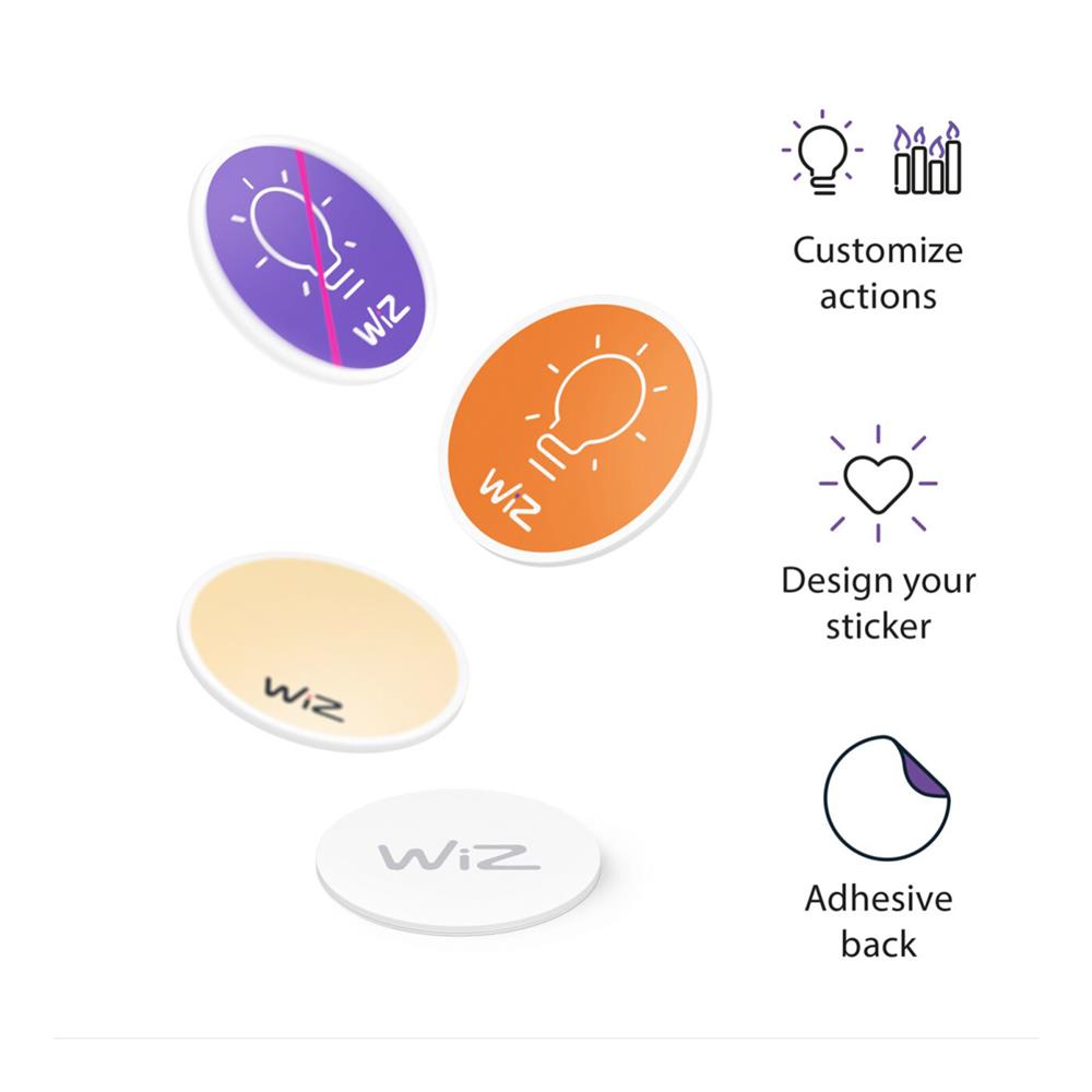 แท็ก&nbsp;NFC EASY TAP CONTROL WIZ แพ็ก 4 ชิ้น