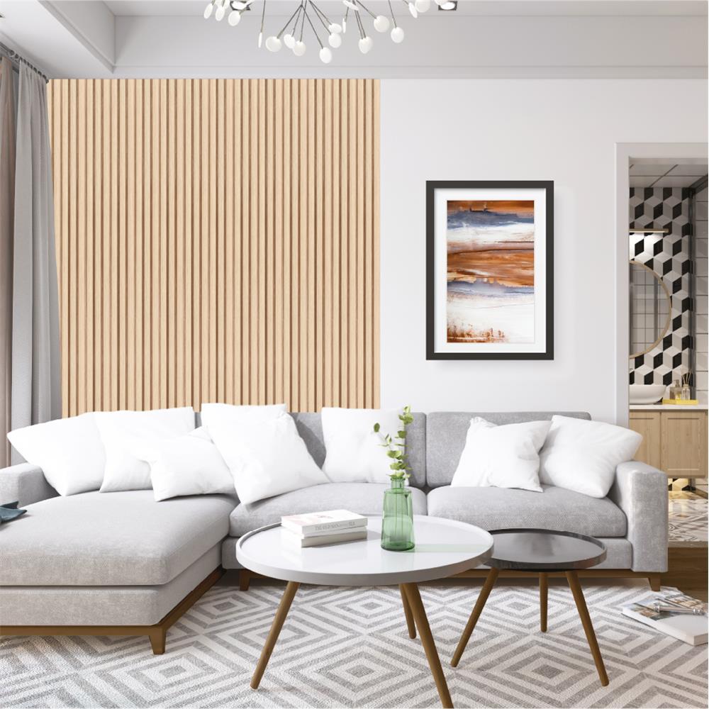 แผ่นผนัง PS LINEDEKOR DL004-19 12x1.2x300 ซม. สีบีช