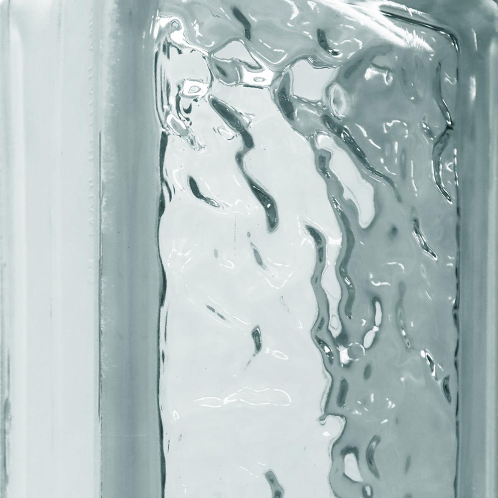 อิฐแก้ว 24x11.5x8 ซม. ช้างแก้ว แก้วประดับฟ้า สีใส