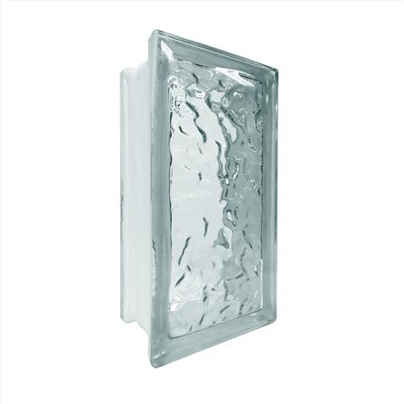 อิฐแก้ว 24x11.5x8 ซม. ช้างแก้ว แก้วประดับฟ้า สีใส_1