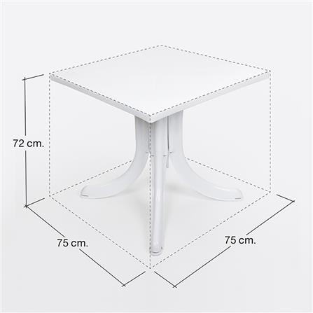 โต๊ะพลาสติก SUPERWARE T5-V3 สีขาว_3