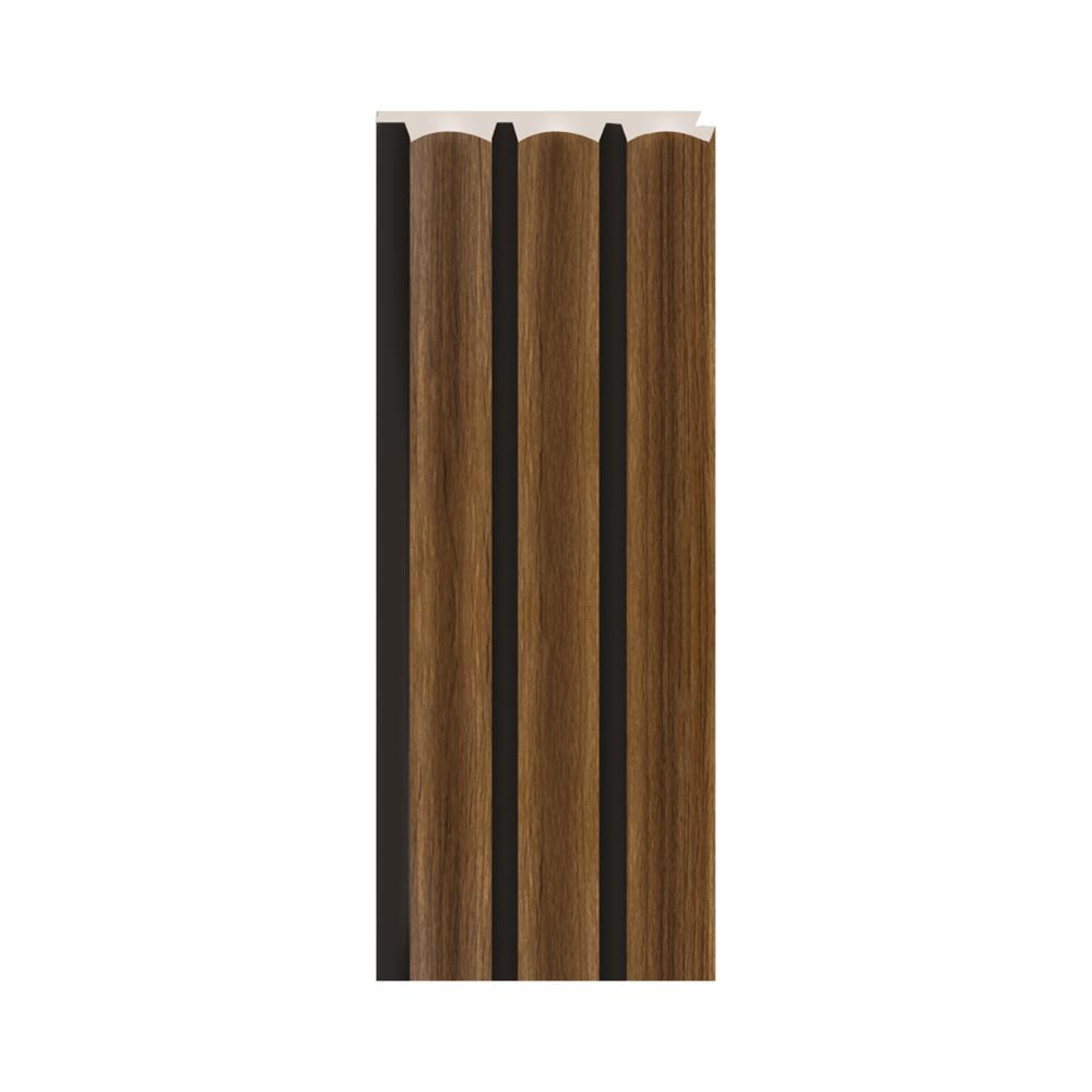 แผ่นผนัง PS LINEDEKOR DL004-24 12x1.2x300 ซม. สีโร้ดวู้ด