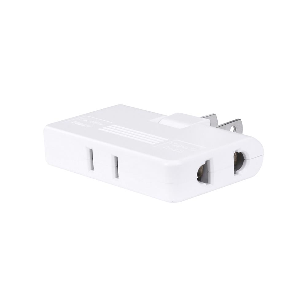 ปลั๊กแปลงพับ 2 ขาแบน 3 ทาง TOSHINO TN-335