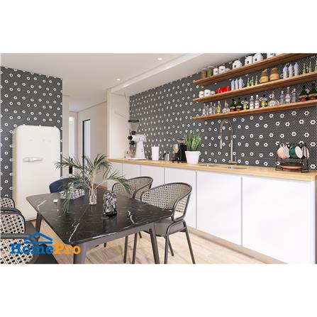 โมเสคพอร์ซเลน 30x30 ซม. GLASCERA ราวนด์ แพทเทิร์น 4 สีทูโทน_6