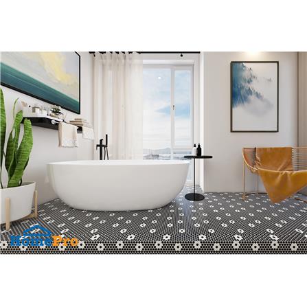 โมเสคพอร์ซเลน 30x30 ซม. GLASCERA ราวนด์ แพทเทิร์น 4 สีทูโทน_7