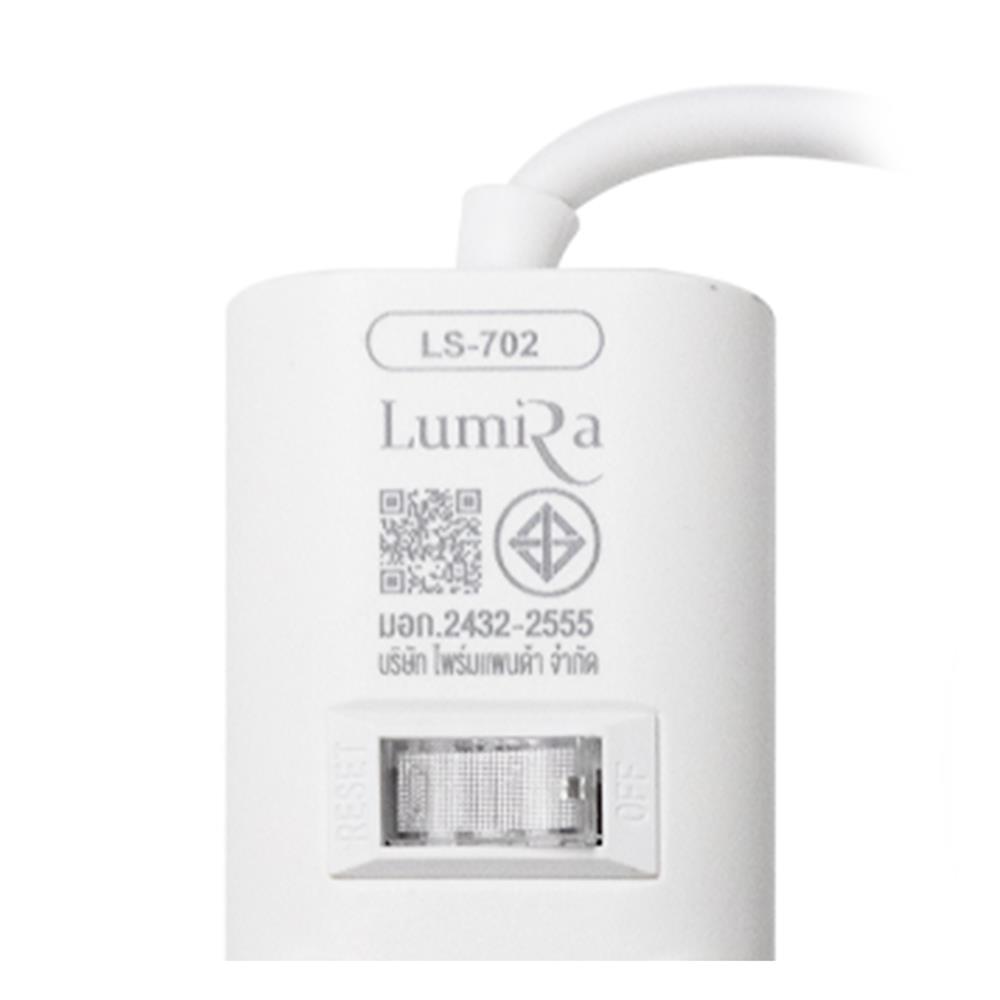 รางปลั๊กไฟ 2 ช่อง 1 สวิตช์ 2 USB 1 TYPE C LUMIRA LS-702 2 ม.