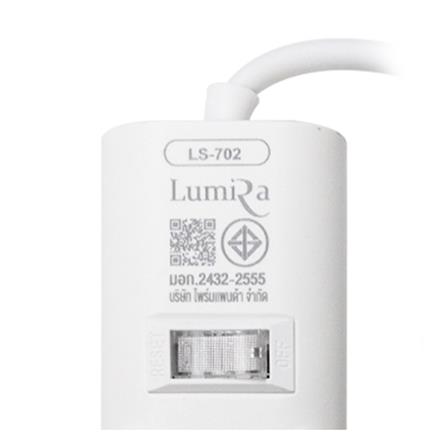 รางปลั๊กไฟ 2 ช่อง 1 สวิตช์ 2 USB 1 TYPE C LUMIRA LS-702 2 ม._9