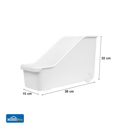 กล่องเก็บของในครัวมีล้อ KECH IVORY SIZE S สีขาว_6