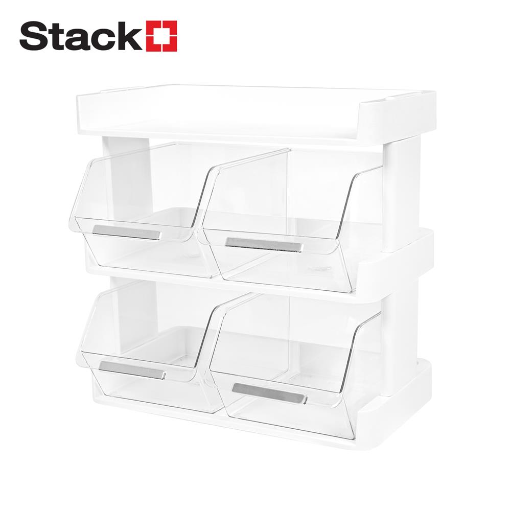 ชั้นวางของ 3 ชั้น STACKO MILD 30x17x29.5 ซม. สีขาว_1