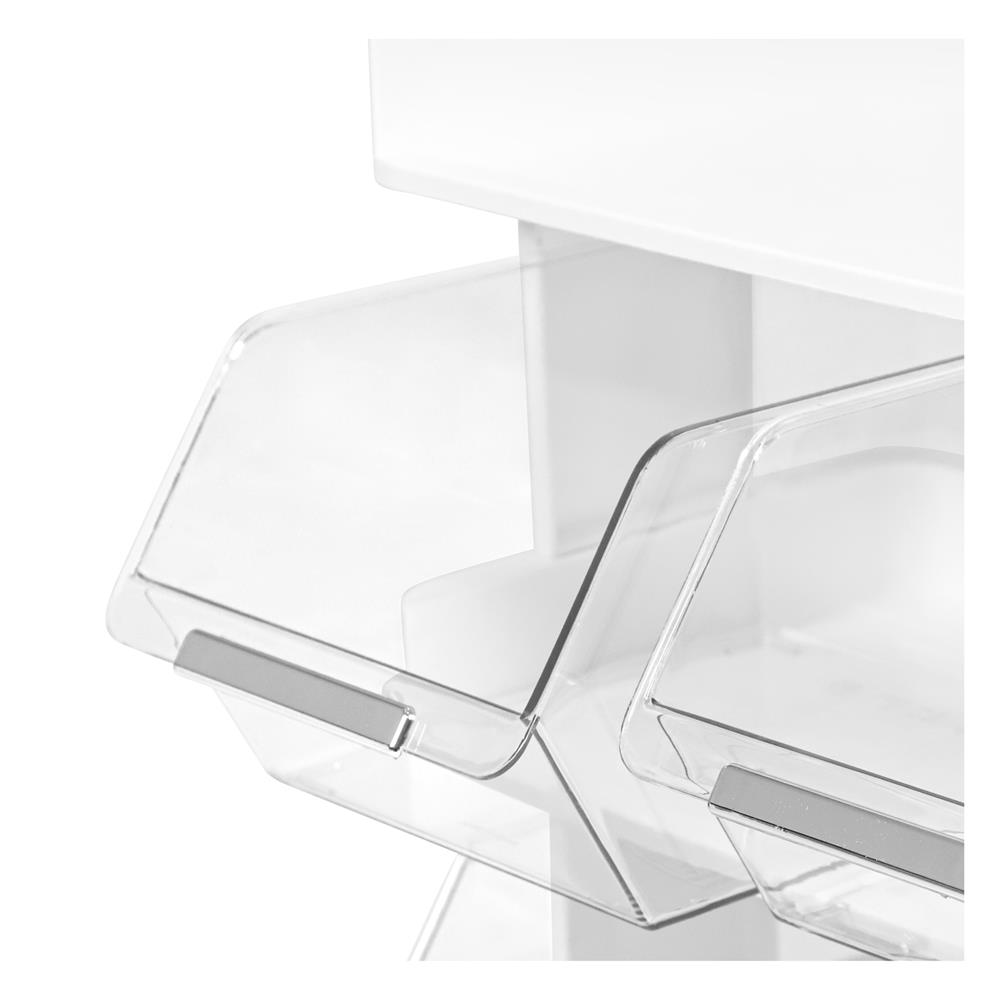 ชั้นวางของ 3 ชั้น STACKO MILD 30x17x29.5 ซม. สีขาว