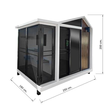 บ้านหมา บ้านแมว T.C. DOGHOUSE 11 NORDIC 180X250X200 ซม._4