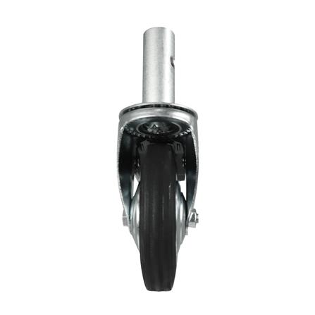 ลูกล้อนั่งร้านยาง DEXZON เดือยหมุน มีเบรก 6 นิ้ว สีดำ_2