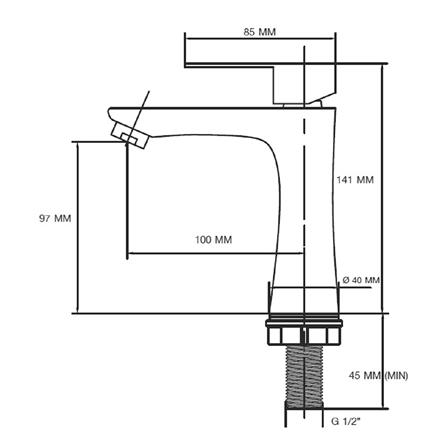 ก๊อกอ่างล้างหน้าเดี่ยว MOYA 530-1A_6