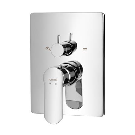 วาล์วฝังกำแพงผสม COTTO CT2404A สีโครม_1