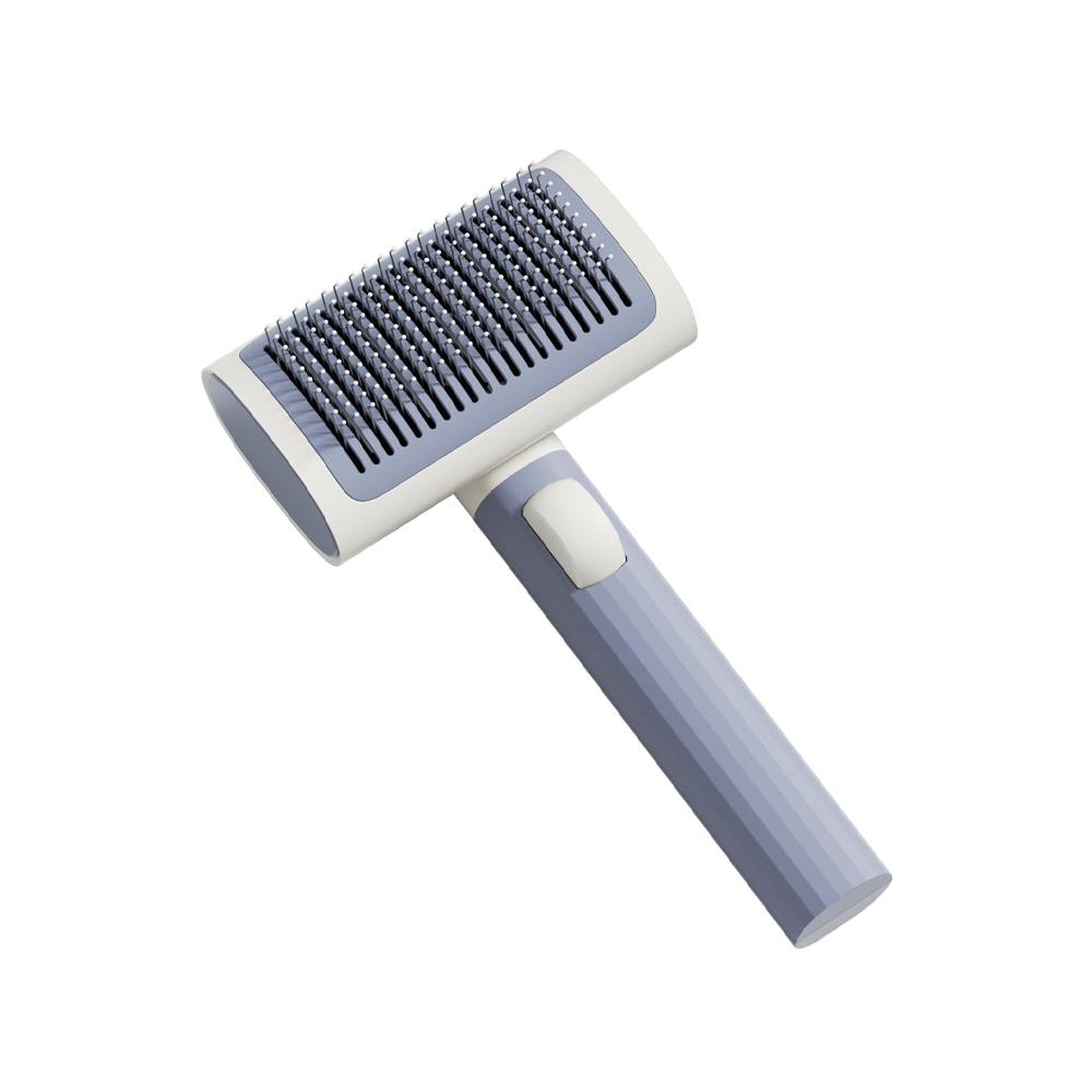 หวีแปรงขนสัตว์เลี้ยง 2-IN-1 VOOCOO สีฟ้า