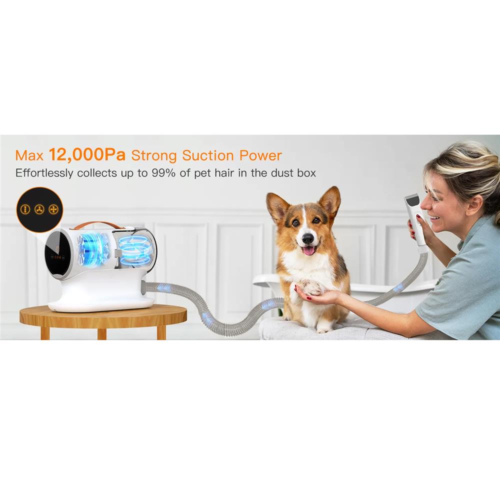 เครื่องตัดแต่งดูดขนสัตว์เลี้ยง AIRROBO