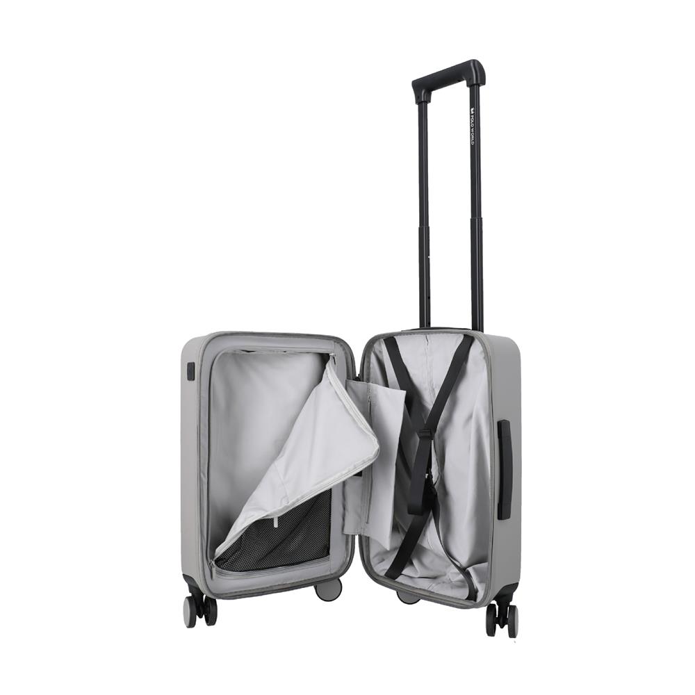 กระเป๋าเดินทาง 20 นิ้ว POLO WORLD PW901 GATEWAY สีเทาอ่อน