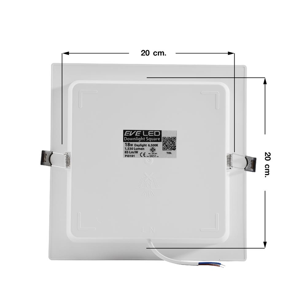 ดาวน์ไลท์ LED EVE 201194 7 นิ้ว 18 วัตต์ DAYLIGHT สีขาว