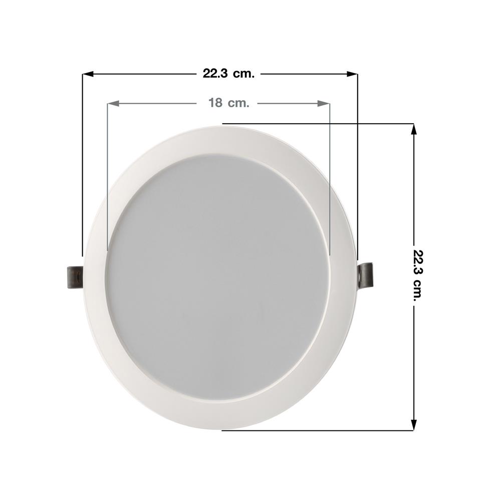 ดาวน์ไลท์ LED EVE 598416 7 นิ้ว 18 วัตต์ DAYLIGHT สีขาว