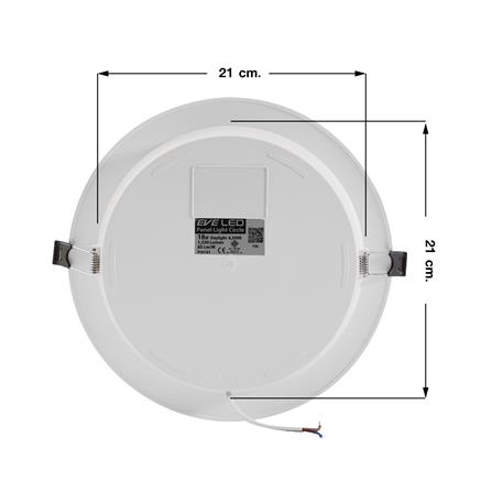 ดาวน์ไลท์ LED EVE 598416 7 นิ้ว 18 วัตต์ DAYLIGHT สีขาว_5