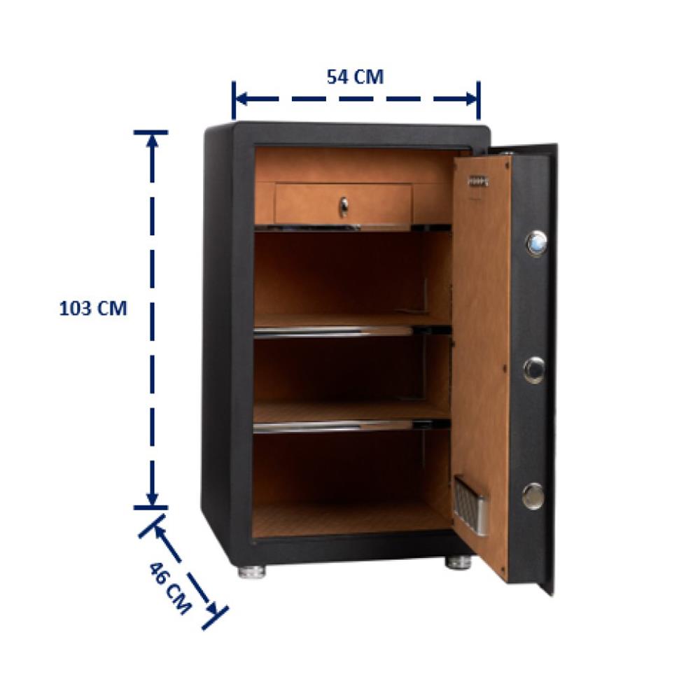 ตู้นิรภัย CRMCR BY MI PRO-100B สีดำ