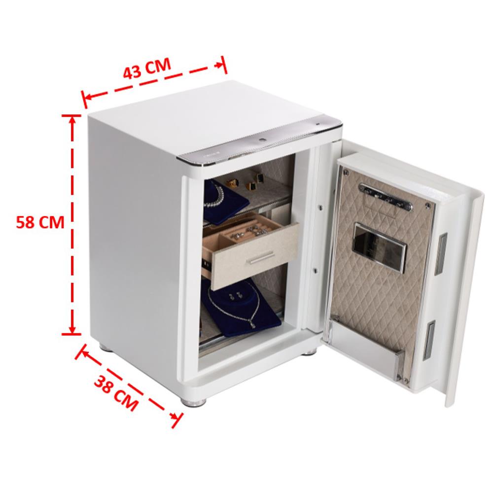 ตู้นิรภัย CRMCR BY MI LUXURY สีขาว