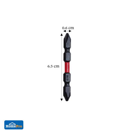ดอกไขควงสีดำ MATALL PRO IMPACT PH2-65 แพ็ก 3 ชิ้น_3