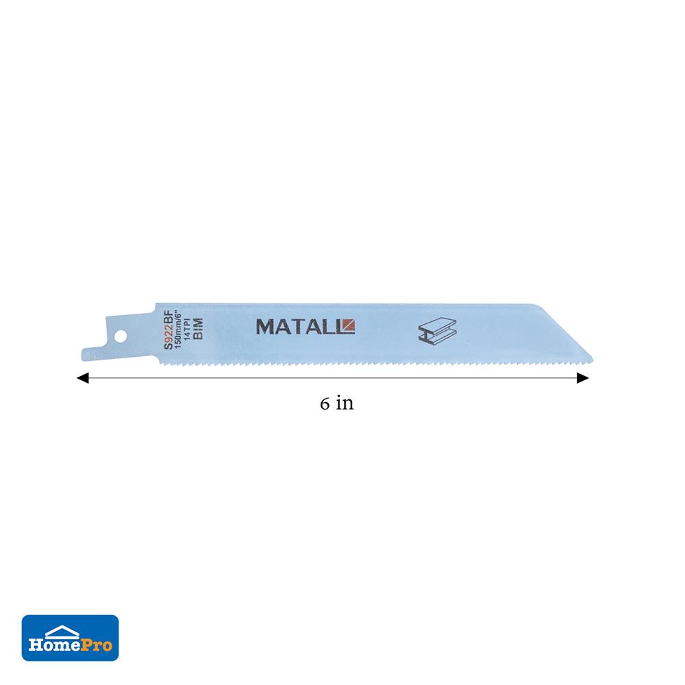 ใบเลื่อยจิ๊กซอตัดเหล็ก MATALL 6 นิ้ว