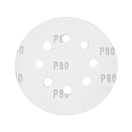 กระดาษทรายกลมสักหลาด เบอร์ 80 MATALL 5 นิ้ว 8 รู แพ็ก 5 ชิ้น_1