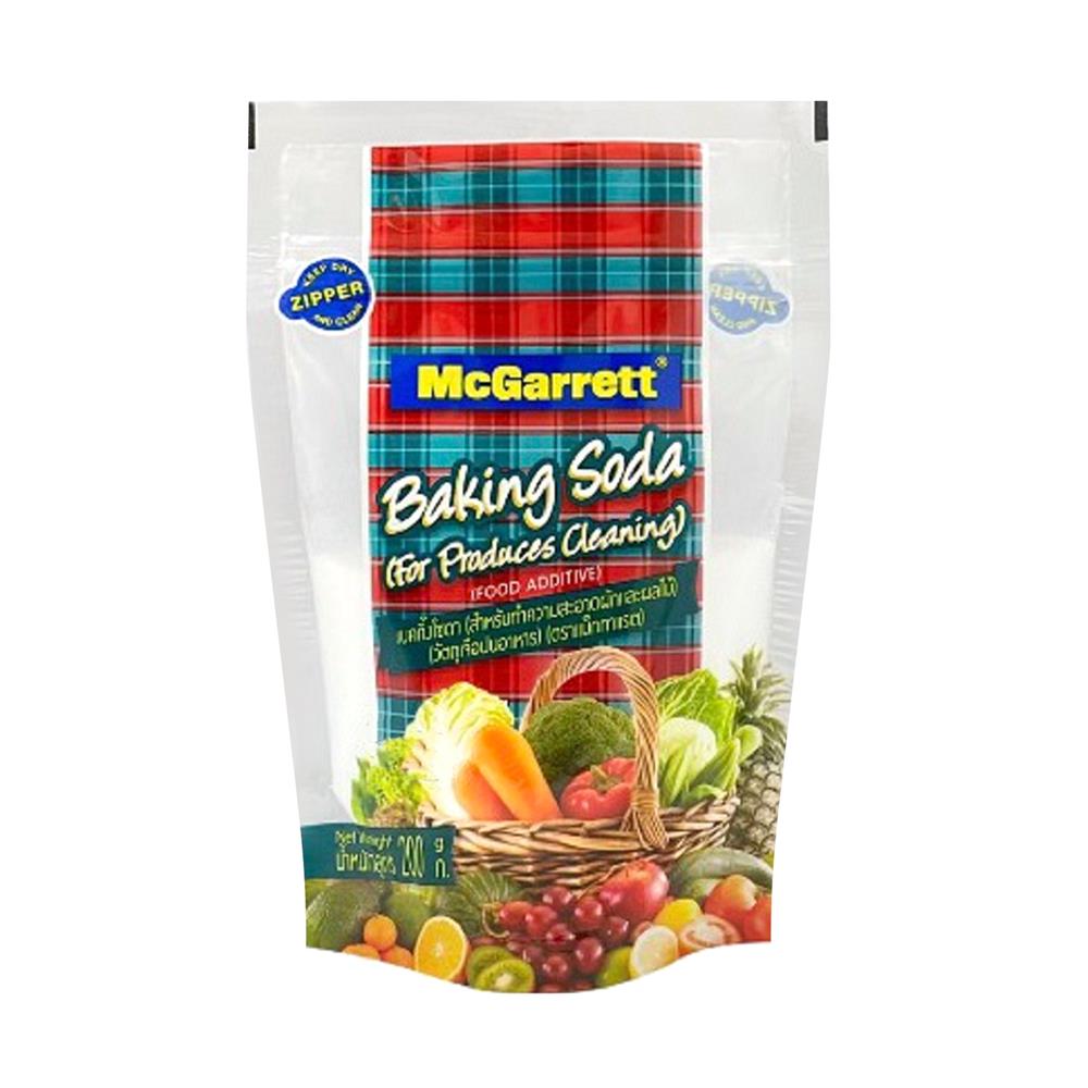 เบคกิ้งโซดาล้างผักและผลไม้ MCGARRETT 200 กรัม