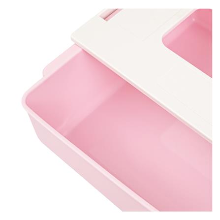 กล่องลิ้นชักใต้โต๊ะ STACKO SIZE L 33.5x23.5x8.5 ซม. สีชมพู_4