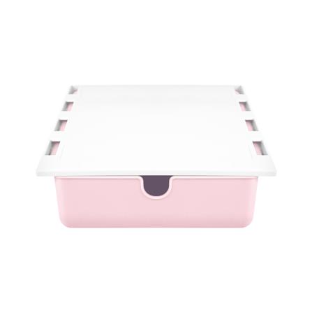 กล่องลิ้นชักใต้โต๊ะ STACKO SIZE S 23.5x19.8x7.1 ซม. สีชมพู_2