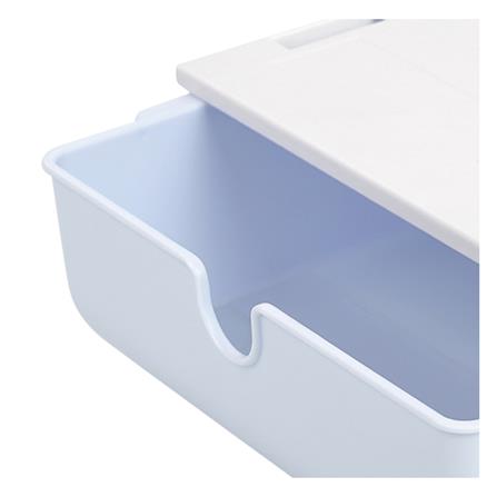 กล่องลิ้นชักใต้โต๊ะ STACKO SIZE S 23.5x19.8x7.1 ซม. สีฟ้า_4