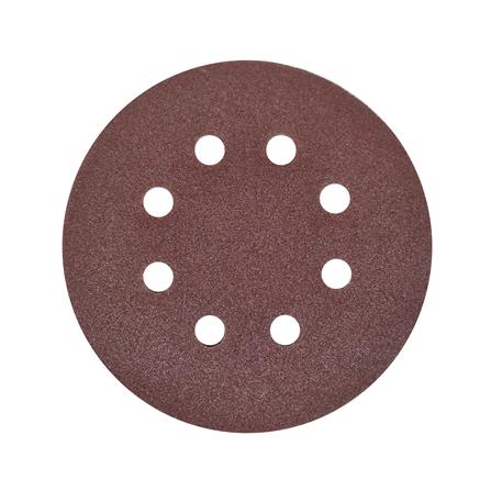 กระดาษทรายกลมสักหลาด เบอร์ 120 MATALL 5 นิ้ว 8 รู แพ็ก 5 ชิ้น_0