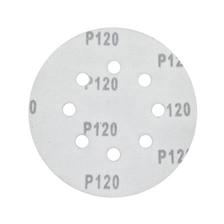 กระดาษทรายกลมสักหลาด เบอร์ 120 MATALL 5 นิ้ว 8 รู แพ็ก 5 ชิ้น_1
