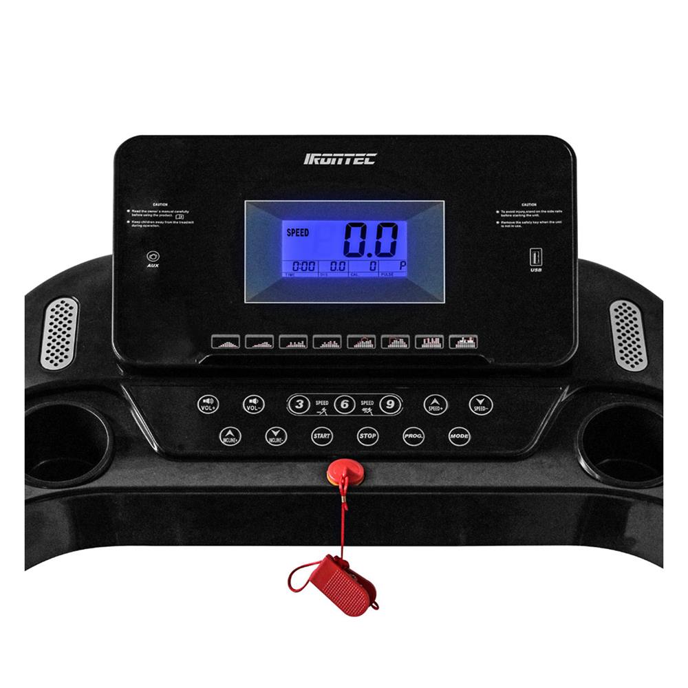 ลู่วิ่งไฟฟ้า IRONTEC BLACK