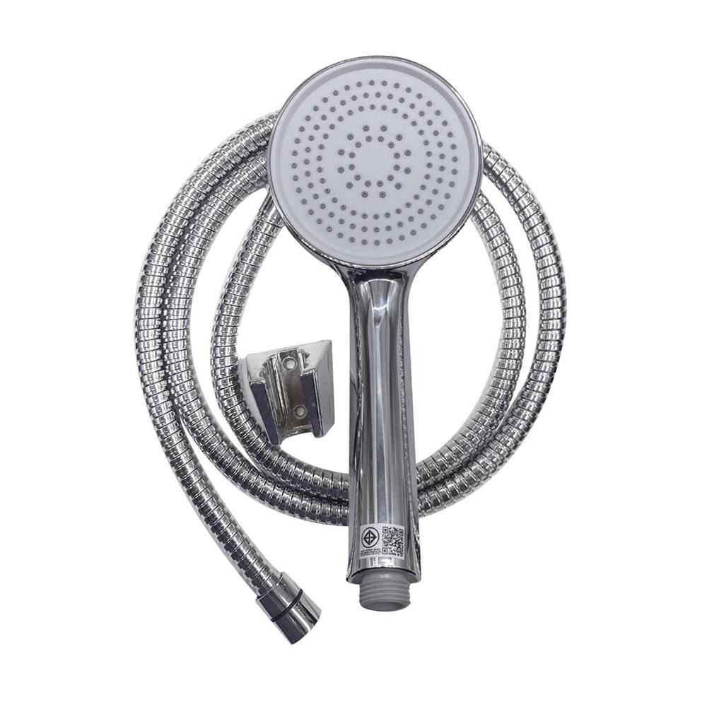 ชุดฝักบัวสายอ่อน LUZERN HS-3307 สีขาว-โครม