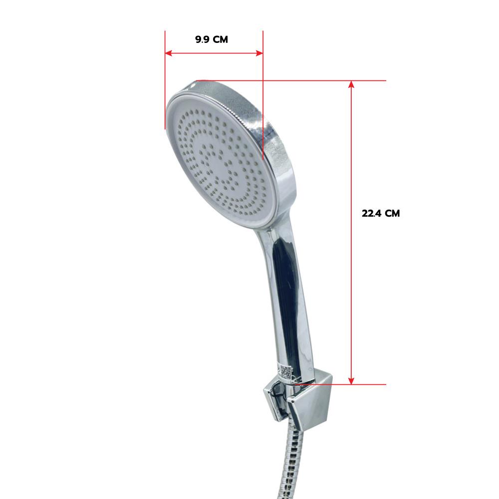 ชุดฝักบัวสายอ่อน LUZERN HS-3307 สีขาว-โครม